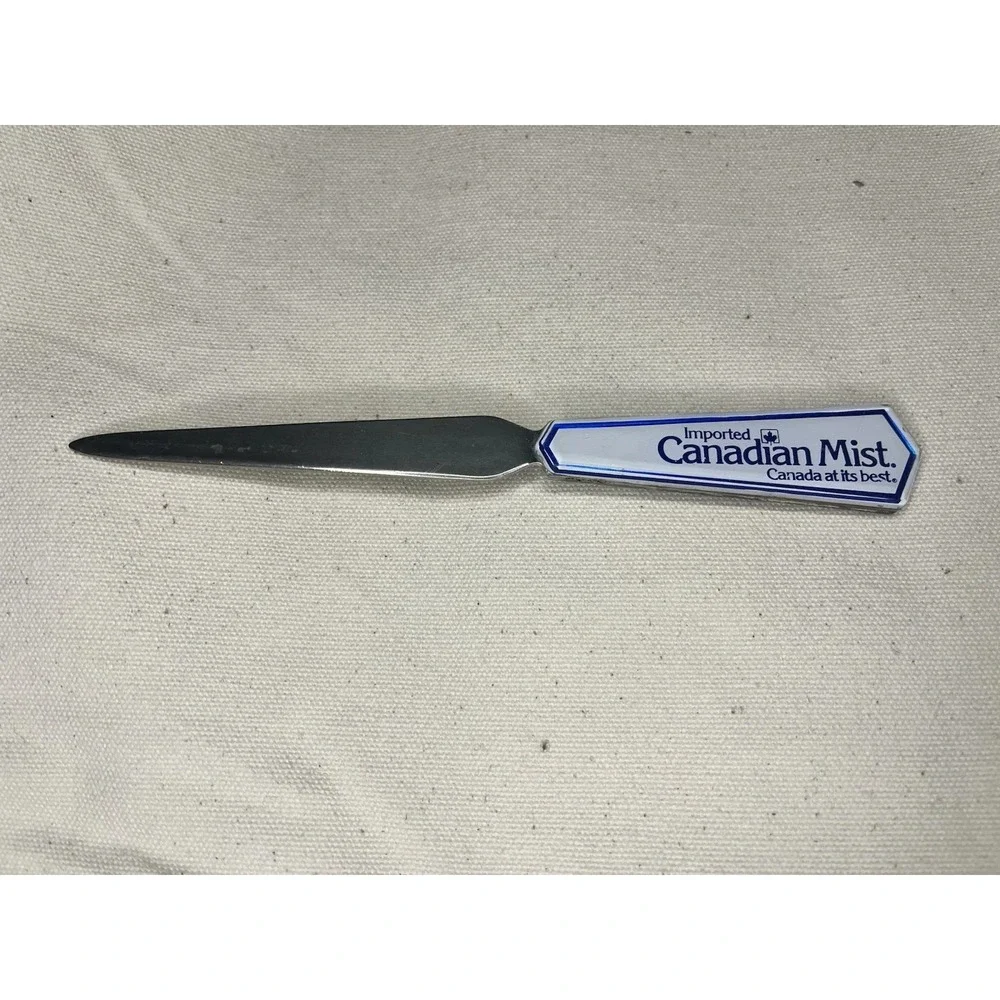 Vintage Rare Advertising Canada Mist Elegant Letter Opener Mail